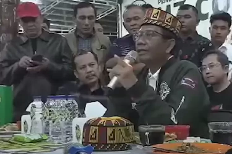 Calon Wakil Presiden nomor urut tiga Mahfud MD  (dok youtube merdekadotcom)