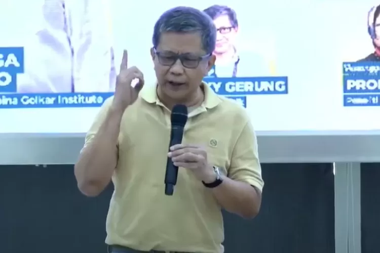 pengamat politik Rocky Gerung (dok youtube golkar)