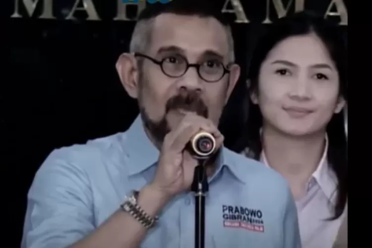 Nicholay Aprilindo salah satu anggota Tim Pembela Prabowo-Gibran (dok twitter dekade08)