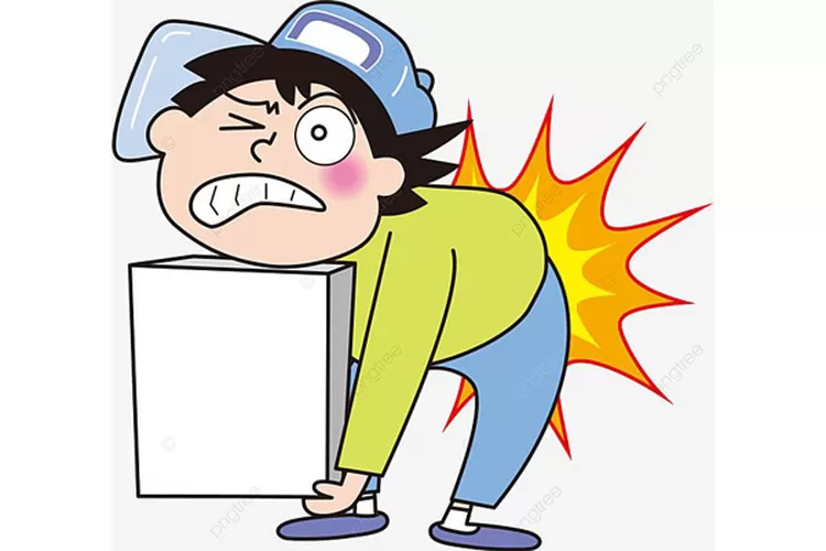 Penyakit pinggang harus diwaspadai ( Pinterest/ms.pngtree.com)