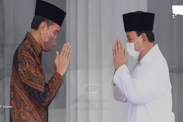 Jokowi (kiri) dan Prabowo (kanan) (Tangkap layar youtube Keep Talking)