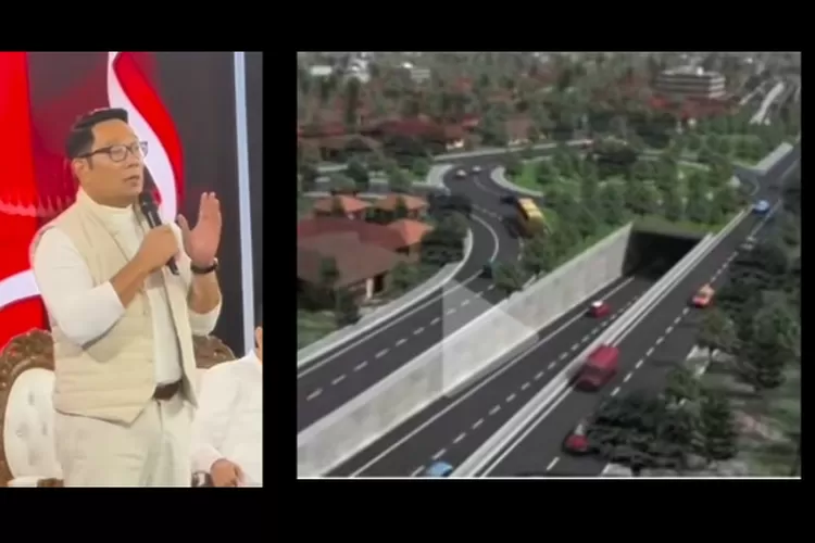 Ridwan Kamil Cagub Jakarta no urut 1 dan desain gambar undepass Cibiru di tweet X Ridwan Kamil pada 24 november 2015 (instagram/@Ridwankamil, Tiktok @infobandung )