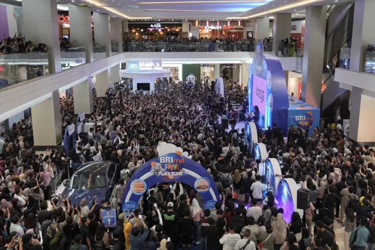 Keramaian pengunjung di acara BRImo FSTVL (dok BRI)