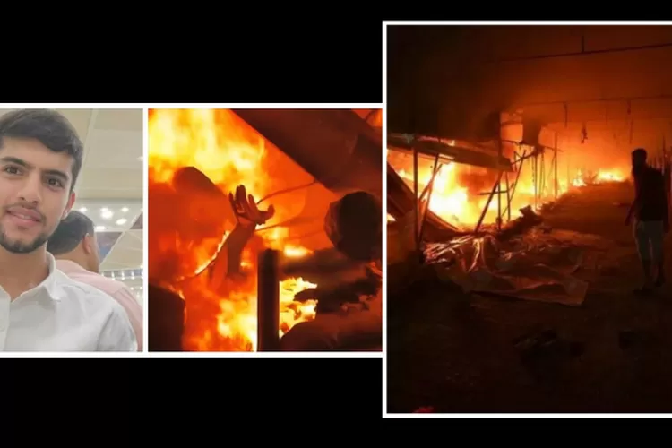 Serangan tenda-tenda pengungsian dan seorang korban terbakar hidup-hidup yang bernama  Sha'ban Al-Dalou  (mahasiswa teknik perangkat lunak dan seorang penghafal Al-Qur'an) ( Dwi Cahayawan)