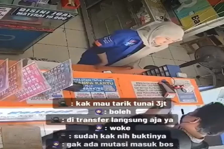 Rekaman aksi penipuan  (Tangkap layar X@bacottetagga)