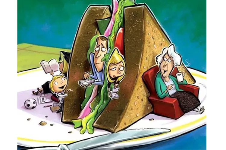 Dampak Terjadinya Generasi Sandwich Pada kaum Gen Z (Pinterest/betterafter50.co)