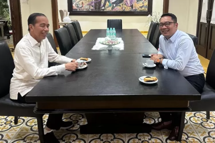 Jokowi dan Ridwan Kamil (dok instagram Jokowi)