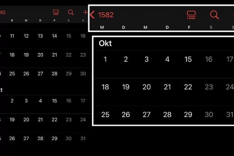 Reformasi Kalender Gregorian adalah salah satu momen besar dalam sejarah (threads @/amin_t02)