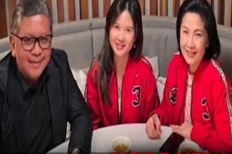 Pertemuan Hasto dan Felicia Tissue (Tangkap layar youtube Hersubeno Point)