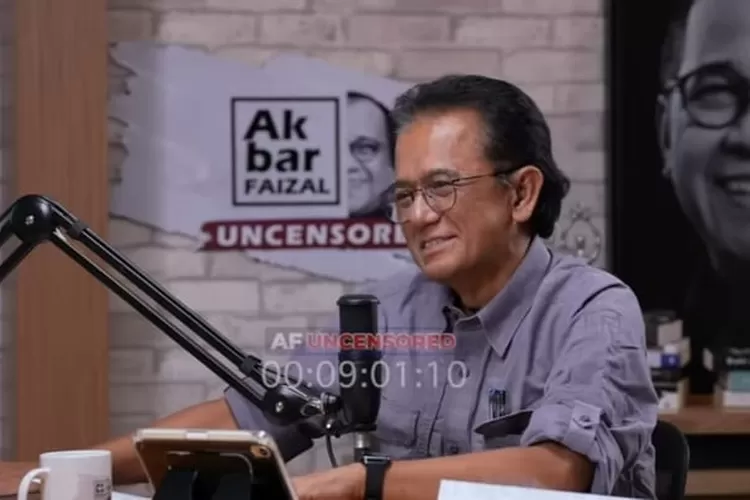 Chandra M Hamzah (Tangkap layar youtube Akbar Faizal Uncensored)