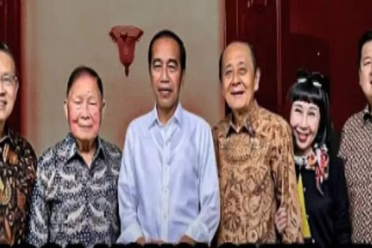 Keluarga Lippo Group di Kediaman Jokowi (Tangkap layar youtube Refly Harun)