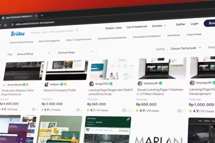 Marak Freelencer (Tangkap layar youtube Raymond Chin)