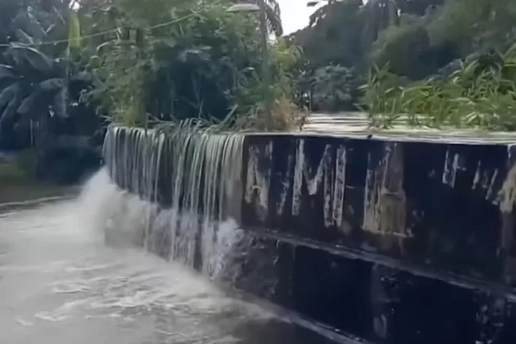 Illustrasi Banjir (Tangkap layar youtube Kompas.com)