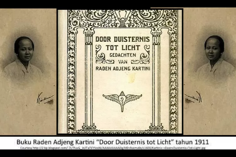 Cover buku Door Duisternis tot Licht dari Raden Ajeng Kartini yang di susun J.H. Abendanon   (dok instagram @DoorDuisternistotLicht)