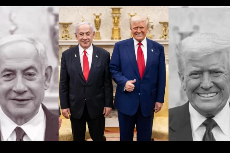 Presiden J. Trump dan perdana menteri Benjamin Netanyahu   (dok Instagram @whitehouse)