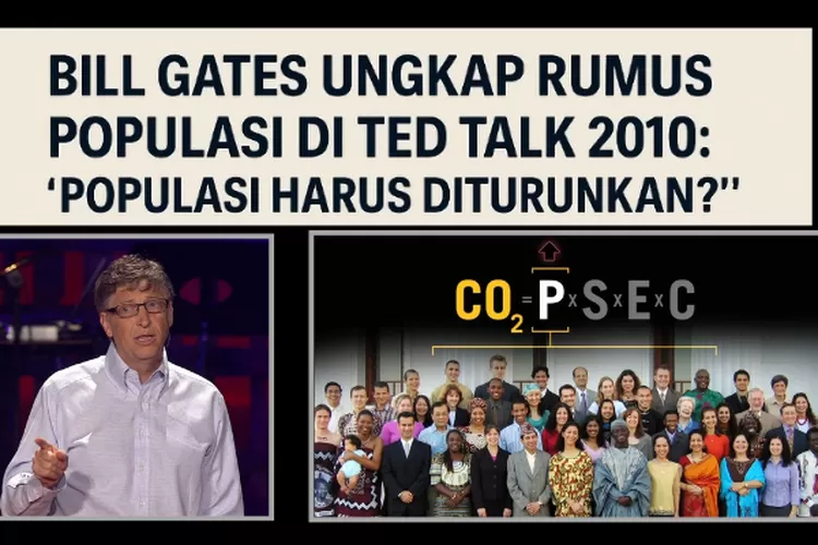 Bill Gates di acara TED membahas Innovating to zero ( Tangkapan layar doc. youtube TED )&nbsp;  &nbsp; (Tangkapan layar youtube TED&nbsp;)