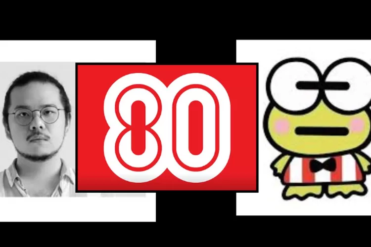 Bram Patria Yoshugi dengan logo hut RI ke - 80 yang mirip Keroppi menurut Warganet 