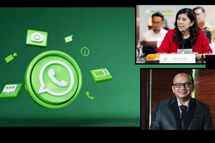 Direktur Strategi dan Kebijakan Infrastruktur Digital Komdigi, (Denny Setiawan) dan Menteri Komunikasi Digital, (Meutya Hafid)