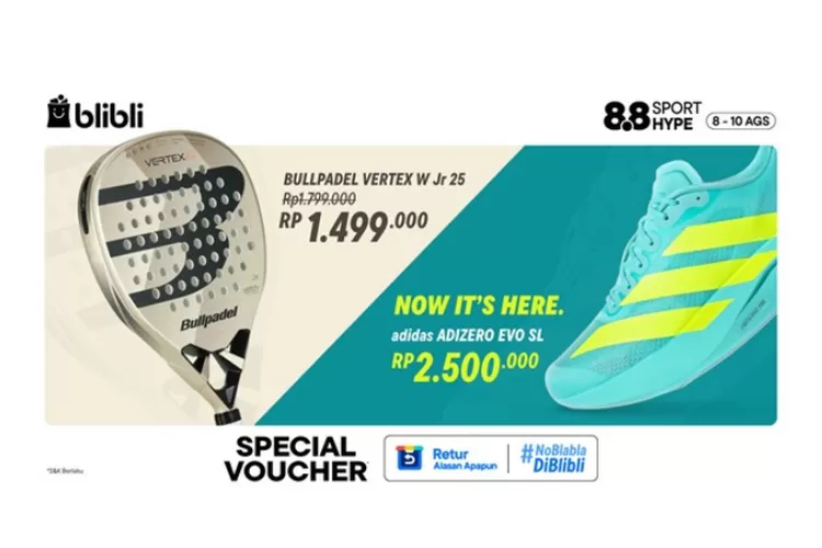 promo alat olahraga dari blibli (dok blibli)
