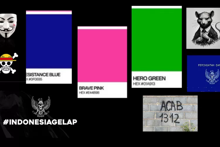 Beberapa simbol yang terkenal dan viral di indonesia