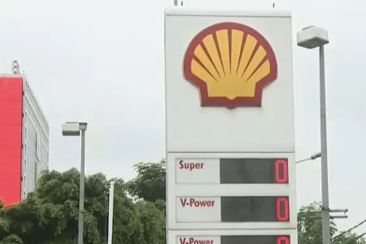 Shell salah satu SPBU Swasta  (Tangkap layar youtube Kompas TV)