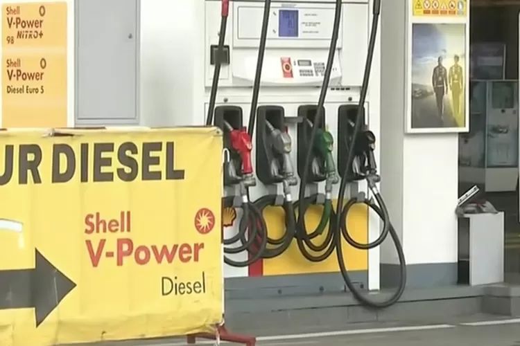 Salah satu SPBU  Swasta (Tangkap layar youtube Kompas TV)