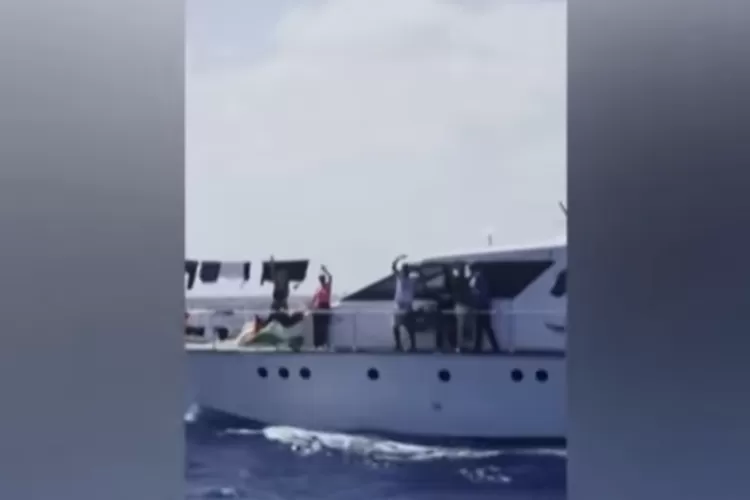Kapal Global Sumud Flotilla (Tangkap layar youtube CNN Indonesia)