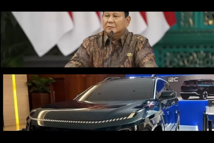Pengantar Presiden RI prabowo Subianto pada sidang paripurna di istana negara, dan konsep mobil listrik yang diberi nama i2C (Indigenous Indonesian Car)