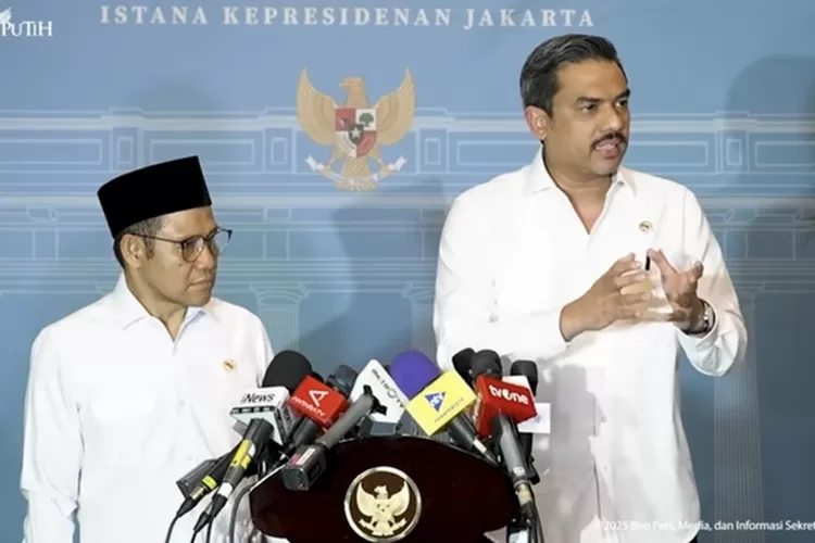 Muhaimin Iskandar (kiri) dan Maman Abdurrahman (kanan) (Tangkap layar youtube Sekerariat Presiden )