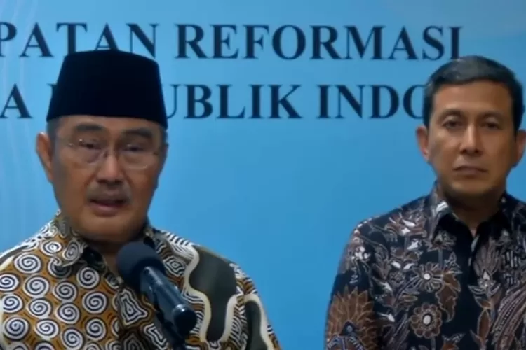 Jimly Asshiddiqie, Ketua Komisi Percepatan Reformasi Polri (Tangkap layar YouTube Official iNews)