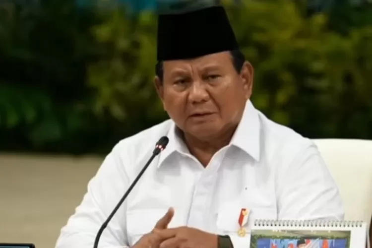Presiden Prabowo Subianto (Tangkap layar YouTube tvOneNews)