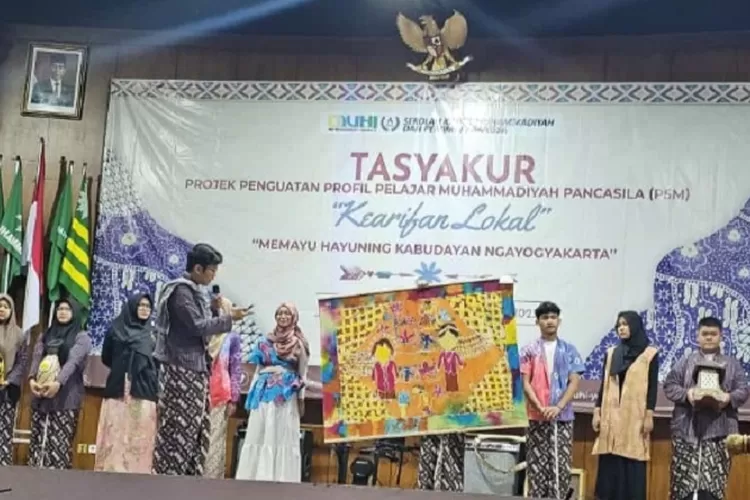 SMA Muhi Yogyakarta gelar pameran P5M dengan tema Kearifan Lokal. (Humas SMA Muhi Yogyakarta)