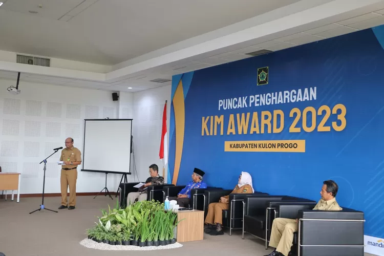 KIM Award 2023 yang digelar Dinas Kominfo Kulon Progo di Conference Room Lantai 3 Gedung FRC UGM Wates. (Foto: Amin Kuntari)