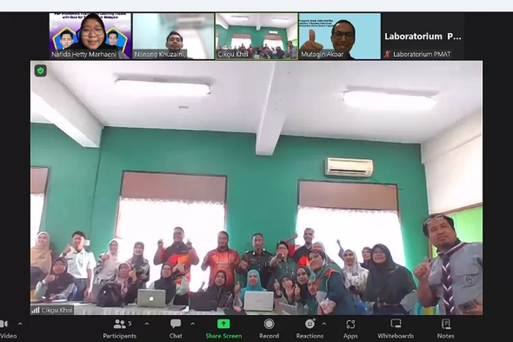 Rangkaian kegiatan pelatihan H5P Framework di SK Dato Sagor, Perak Tengah, Malaysia.  (Dok.UMBY)