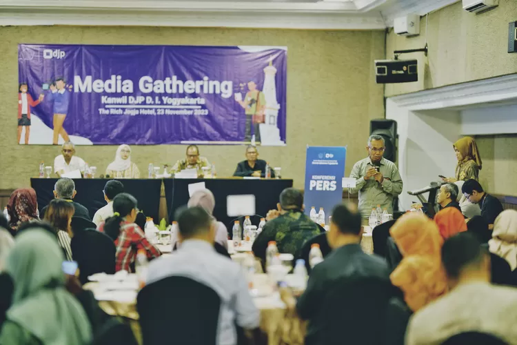 Media Gathering yang digelar Kanwil DJP DIY di Yogyakarta, Kamis (23/11/2023).  (Istimewa)