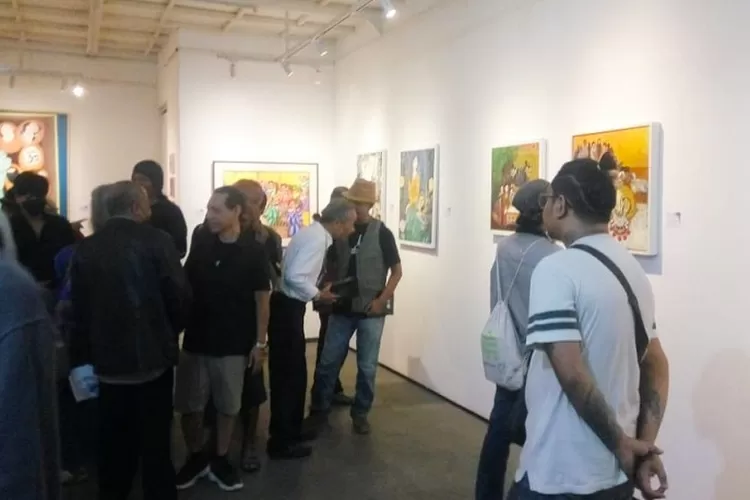 Suasana pameran Ecounter Kelompok Air. ( Teguh Priyono )