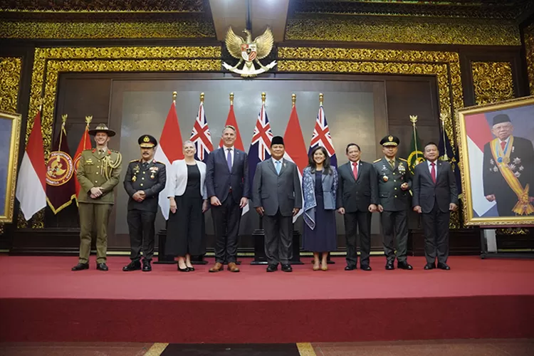 Prabowo Subianto dan Wakil Perdana Menteri Australia. (Dok Kemenhan)