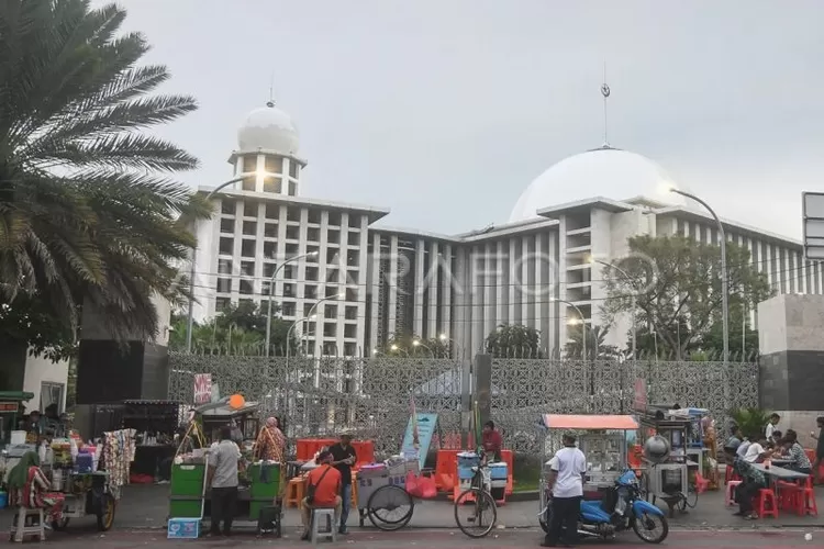 Suasana Masjid Istiqlal, Jakarta Pusat.  (ANTARA FOTO/Aditya Pradana Putra)