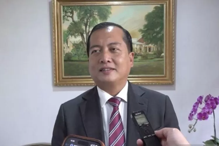 Juru bicara Kementerian Luar Negeri Lalu Muhammad Iqbal. ( ANTARA/Yashinta Difa)