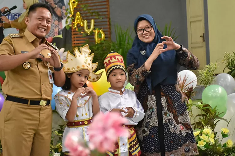 Pengukuhan Bunda PAUD Salatiga 2024, Jawa Tengah.   (Dok Prokompim Salatiga)