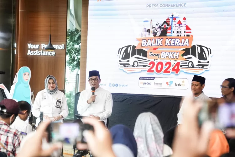 BPKH kembali menghadirkan program Balik Kerja Bareng untuk membantu para pemudik kembali ke perantauan setelah libur Lebaran 2024.  (Foto: Dok. Humas BPKH)
