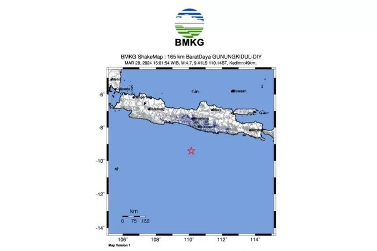 Gempa 5 Magnitugo Guncang Gunungkidul, Getaran Terasa Hingga Trenggalek ...