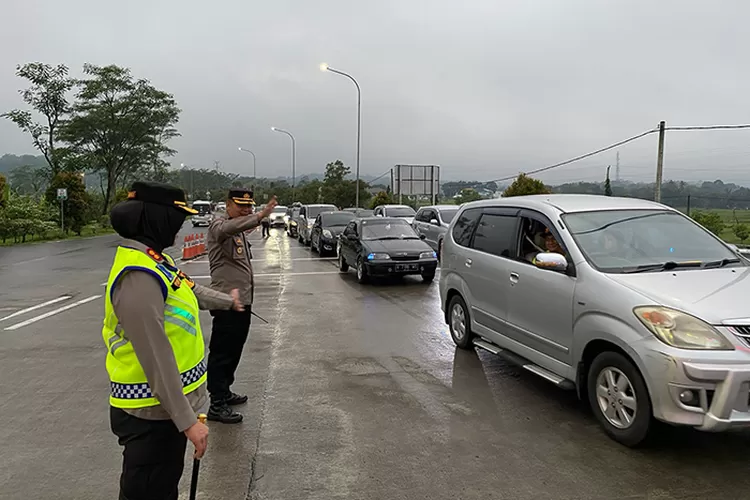 Ilustrasi pemgamanan arus mudik (Dok Humas Polres Salatiga )