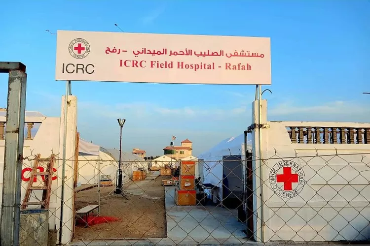 Ilustrasi - Rumah sakit lapangan ICRC berkapasitas 60 tempat tidur di Rafah, Gaza.  (ANTARA/HO-ICRC)