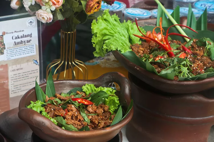 Menu Cakalang Ambyar yang disajikan nDalem Nampan pada Menoreh Food Festival di Plaza Kuliner Pantai Glagah Kulon Progo. (Dok nDalem Nampan)