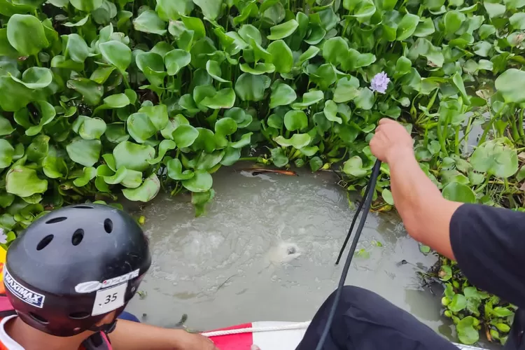 Pencarian korban di Waduk Mrica Banjarnegara oleh Tim SAR.  (Foto: Dok. Basarnas Semarang)