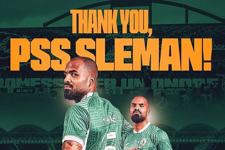 Tangkapan layar, unggahan pamitan pemain PSS Sleman, Thales Lira. (instagram @thaleslira40)