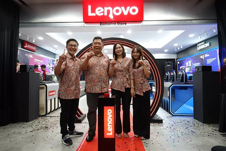 Peresmian Lenovo Exclusive Store ke-28 di ELS Computer yang berlokasi di Jalan C Simanjuntak Yogyakarta, Kamis (26/6/2024).  (Foto: Dok. Istimewa)