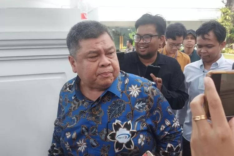 Kepala BPKP Muhammad Yusuf Ateh menyampaikan keterangan pers di Istana Kepresidenan, Jakarta, pada Jumat (28/6/2024).  (ANTARA/Andi Firdaus)