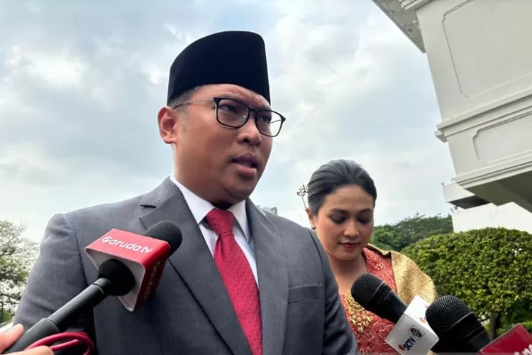 Wakil Menteri Pertanian yang juga Ketua DPD Gerindra Jawa Tengah Sudaryono saat ditemui di Istana Kepresidenan RI, Jakarta, Kamis (18/7/2024).  (ANTARA/Yashinta Difa)